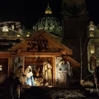 Crèche sur la place Saint-Pierre au Vatican (2019) ©M.MIGLIORATO/CPP/CIRIC