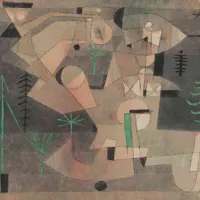 Paul Klee, Garten-Plan (Plan de jardin) (détail), 1922, Zentrum Paul Klee, Berne