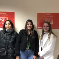 Inès, Camille et Annabelle