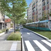 Boulevard Ariane ligne T5 - Ville de Nice