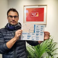 Laurent Delpiano présente la carte 2022 du Carillon - Photo RCF