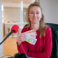 Charlotte Bazire avec quelques Gonettes - © RCF Lyon