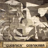 Reproduction murale du tableau Guernica, de Picasso ©Wikimédia commons