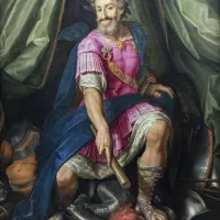 Henri IV représenté en Mars vainqueur de la Ligue, Jacob Bunel, château de Pau, vers 1605-1606 ©Wikimédia commons