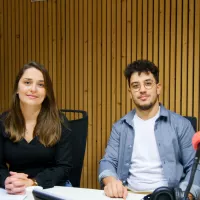 Asma Suleiman (à gauche) et Maxime Elomari