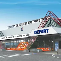 Entrée de l'aéroport - Facebook Aéroport de Lorient Bretagne Sud 