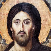 Icône du Christ pantocrator, du VIe siècle, au Sinaï ©Wikimédia commons