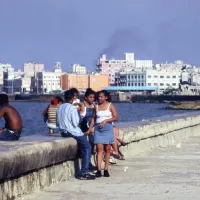 photo Jean Braunstein Sur le Malecon de La Havane