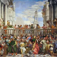 Les noces de Cana de Véronèse, conservé au Musée du Louvre (Paris)