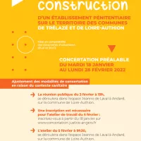 Concertation préalable construction centre pénitentiaire ©Préfecture de Maine-et-Loire