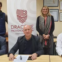 L'équipe du CoDev autour de son président, Frédéric Soulié.