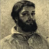 © Gustave_Courbet_Autoportrait (1852), fusain et charbon