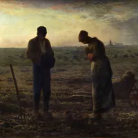 Célèbre toile de Jean-François Millet, L'Angélus (1857-1859) ©Wikimédia Commons