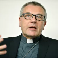 Mgr Jean-Luc Brunin, évêque du Havre et président du Conseil famille et société, à la Conférence des évêques de France (en 2015) ©Corinne SIMON/CIRIC