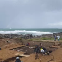 Le chantier de fouilles de Beg Er Vil