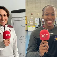 Jessica Silva (FC Metz) et Orlane Kanor (Metz Handball)