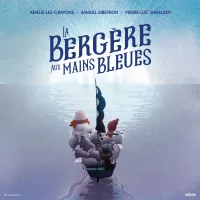 Couverture La bergère aux mains bleues