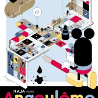 Affiche du Festival d'Angoulême 2022 signée Chris Ware