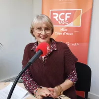 Pascale Montrol-Amouroux de la Banque Alimentaire dans le studio de RCF à Nice  - RCF