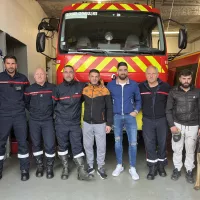 Les pompiers de Théoule vont remplacer leurs homologues ukrainiens partis au front (©Charlotte Schuhmacher)