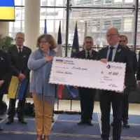 Ukraine Amitié reçoit 10 000 euros du Département de Gironde ©Violaine Attimont