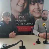 Pascale Labarre et Thibault Lhonneur © RCF - Guillaume Martin-Deguéret.