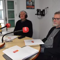 Michel Sacaze et Philippe Lecomte directeur et président fondateur de RCF Pays d'Aude
