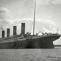 Le Titanic en route vers Cherbourg