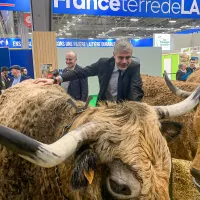 Laurent Wauquiez au SIA 2022 - © RCF en AuRA (Timothé Rouvière)