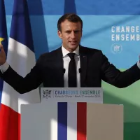 Emmanuel Macron présente sa stratégie pour la transition écologique, le 27/11/2018 au palais de l'Élysée, Paris © Ian LANGSDON / POOL / AFP
