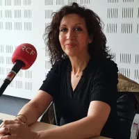 Jacqueline Schneider, adjointe au maire de Metz dans les studios de RCF 