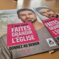 Visuel de la campagne du Denier de l'Eglise 