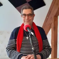 Le père Maurice Marie Quéré, curé doyen de Poligny ©RCF Jura - Avril 2022
