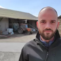 François Grosbois, éleveur de volaille à Angrie - ©RCF Anjou
