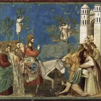 Entrée dans Jérusalem, par Giotto, XIVe siècle ©Wikimédia commons