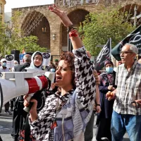 Manifestation contre le projet de loi sur le contrôle des capitaux à Beyrouth, Liban ©ANWAR AMRO / AFP