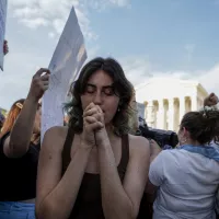 Activiste "pro choice" manifestant à Washington D.C., le 03/05/2022 ©Anna Moneymaker / GETTY IMAGES NORTH AMERICA / Getty Images via AFP