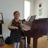 Sora Lavorgna, 8 ans,  a remporté le concours international Grumiaux