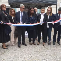 Le centre d'accueil a été inauguré en présence de la sous-préfète des Alpes-Maritimes, Patricia Valma, et de l'adjointe au maire de Nice déléguée aux droits des femmes, Maty Diouf. Photo RCF