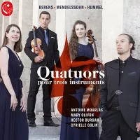 couverture cd "Quatuors pour trois instruments"