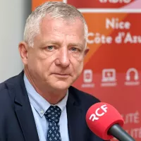 Benoît Kandel dans le studio de RCF à Nice - Photo RCF 