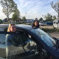 Pamela Balloux et Céline, prix Ecomobilité
