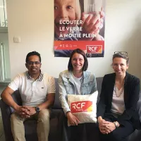 Dimbi Ramonjy, Marie Montmayeur et Cécile Ezvan