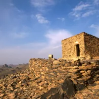 Ermitage du P. Charles de Foucauld, dit "La Frégate", l'Assekrem, Tamanrasset, Algérie, Afrique du Nord. ©P.RAZZO/CIRIC