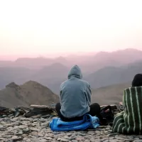 Ermitage du P. Charles de Foucauld, dit "La Frégate", l'Assekrem, Tamanrasset, Algérie, Afrique du Nord. ©P.RAZZO/CIRIC