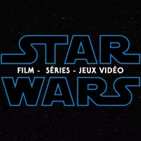 Description de cette image, également commentée ci-après Le logotype de Star Wars tel qu'il apparaît en introduction des films de la saga ©Walt Disney compagnie
