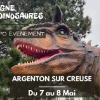 Une exposition sur les dinosaures à Argenton-sur-Creuse.