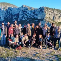 Le groupe de jeunes professionnels engagés dans la 3ème année du parcours Laudato Si