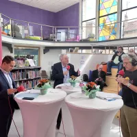 Armel Chabane, Roger Cayzelle et Thierry Georges dans le 18/19 en Moselle.