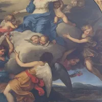 détail Assomption (N. Mignard 1663) Pénitents Noirs Avignon (photo RL)